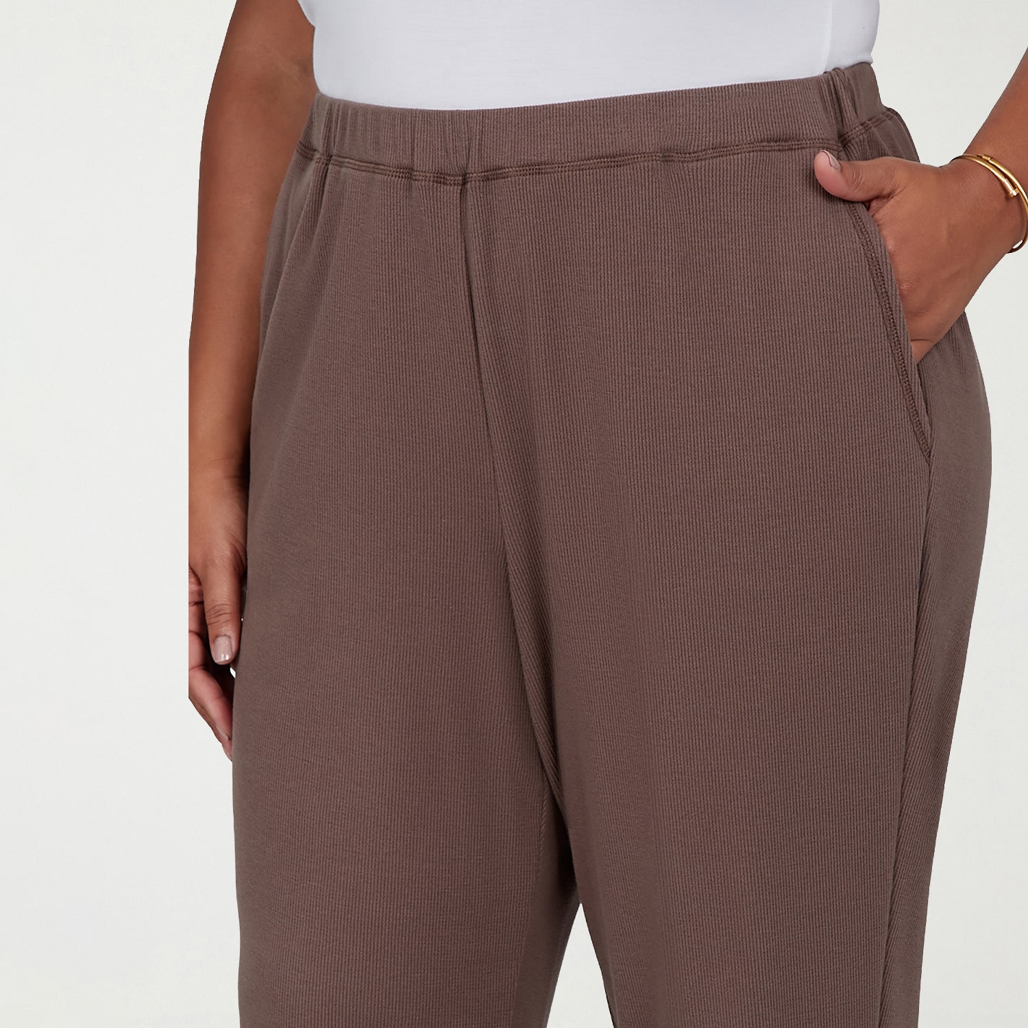 Alfred Dunner Luxe Be A Lady Womens Plus Straight Pull-On Pant