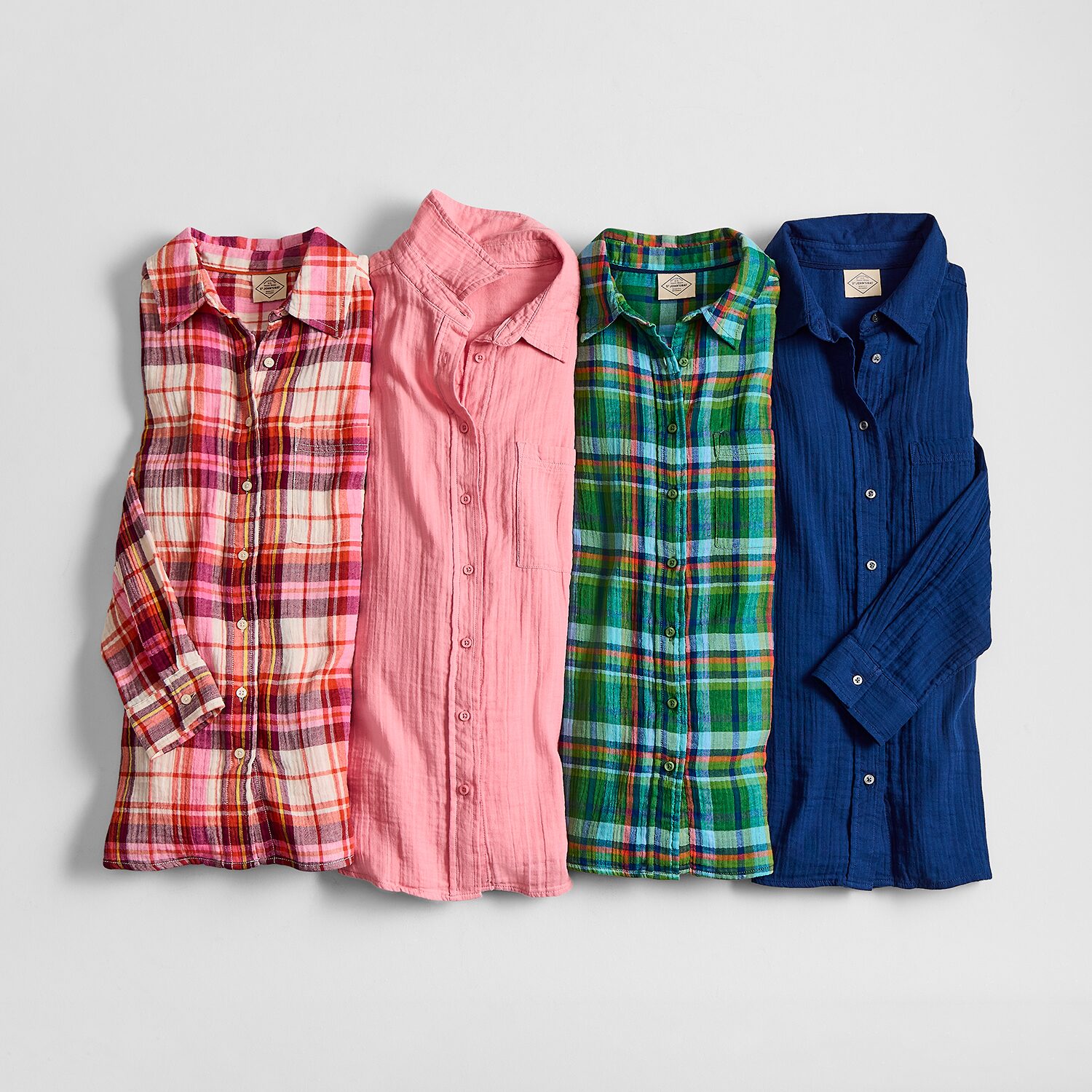 St. John's Bay Womens Long Sleeve Regular Fit Button-Down Shirt