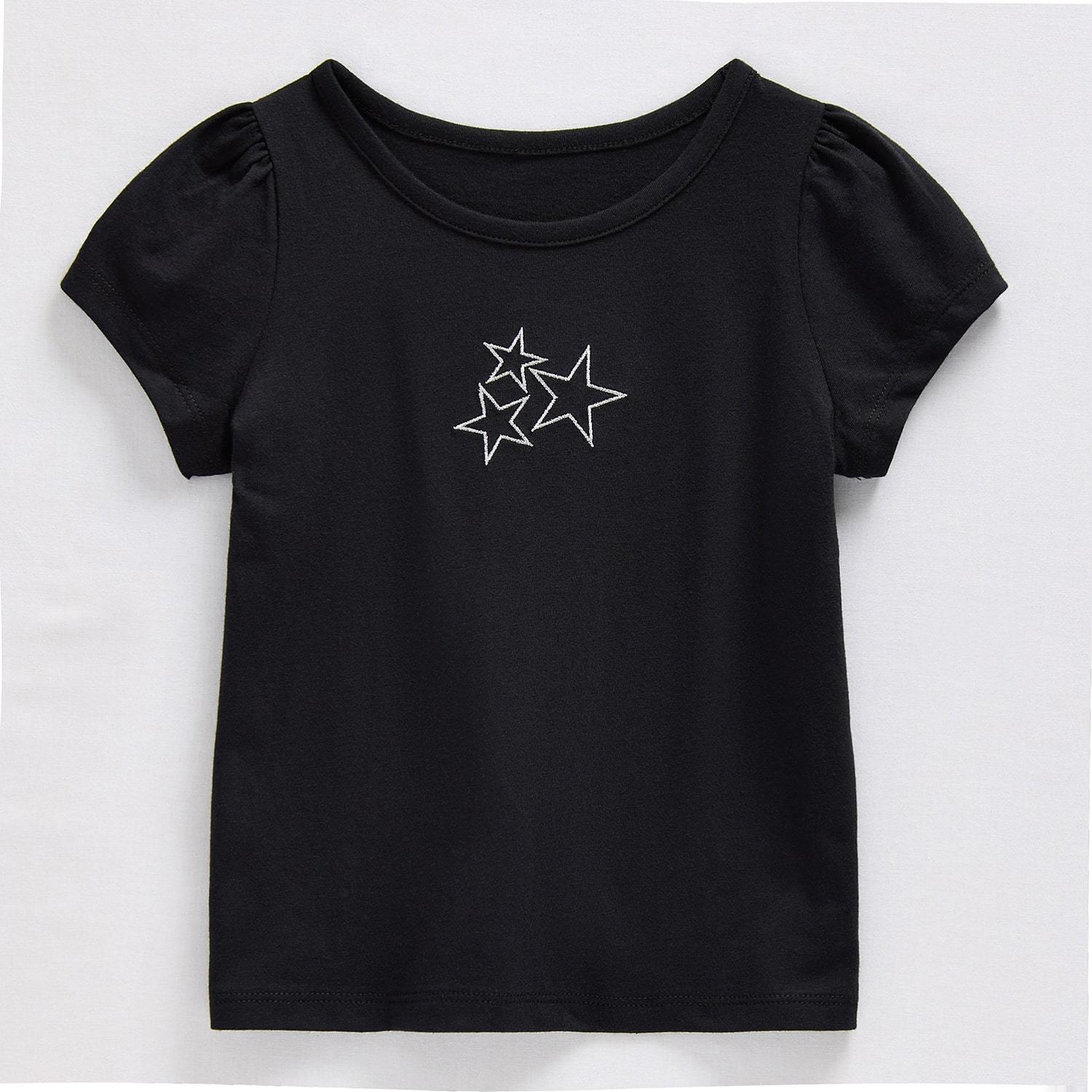 Okie Dokie Toddler & Little Girls Round Neck Short Sleeve T-Shirt