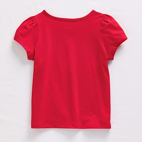 Okie Dokie Toddler & Little Girls Round Neck Short Sleeve T-Shirt