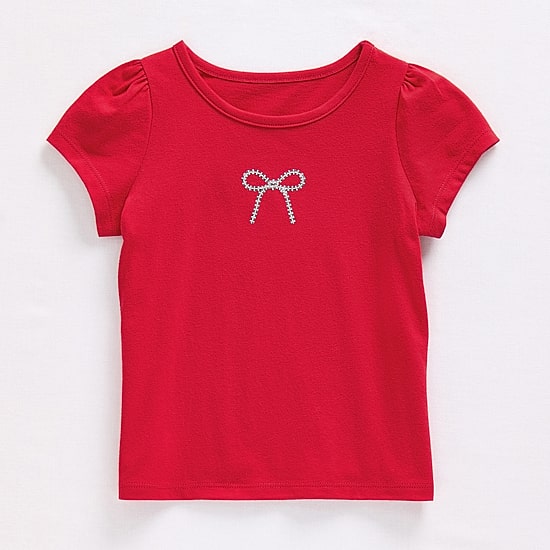 Okie Dokie Toddler & Little Girls Round Neck Short Sleeve T-Shirt