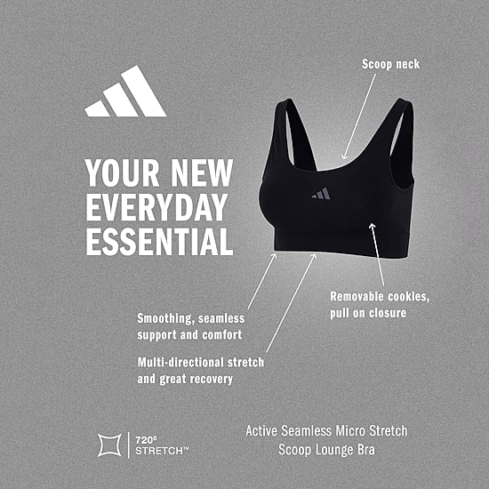 Adidas Active Seamless Scoop Lounge Bra