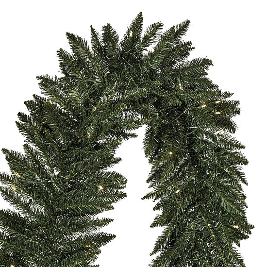 Vickerman 9' Camdon Fir Christmas Garland with 150Warm White LED Lights