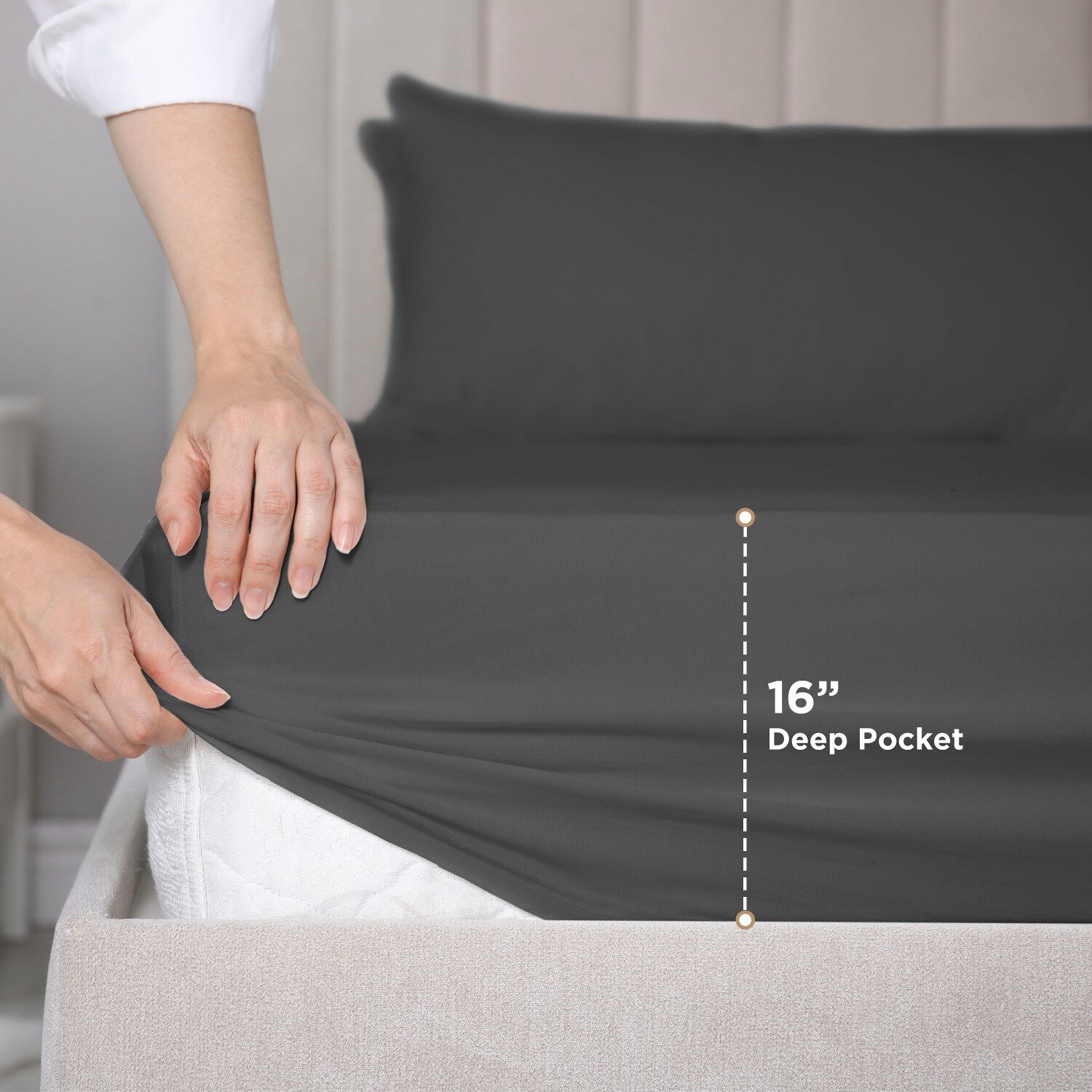 Martex T700 700tc Wrinkle Resistant Deep Pocket Sheet Set