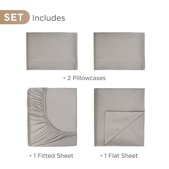Martex T700 700tc Wrinkle Resistant Deep Pocket Sheet Set