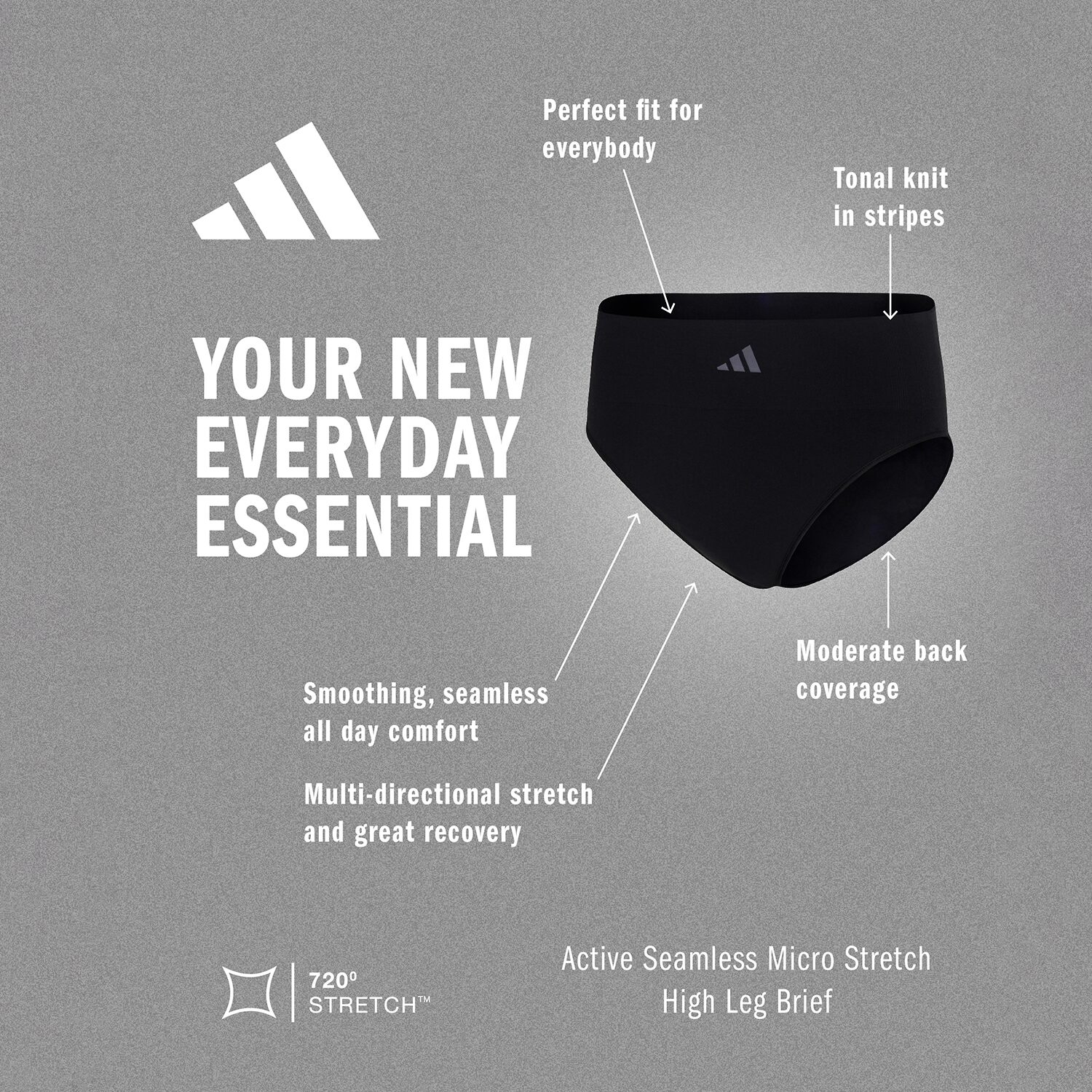 Adidas Seamless Hi-Leg Panty-4A0437