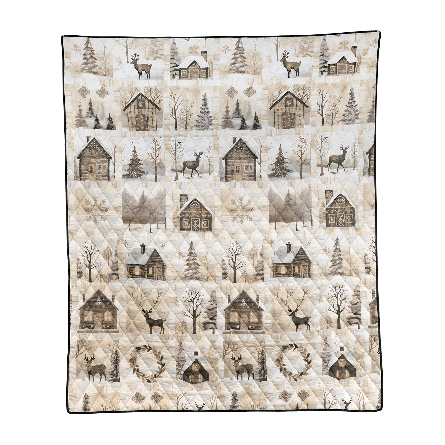 Your Lifestyle By Donna Sharp Antique Winter Quilted Throw