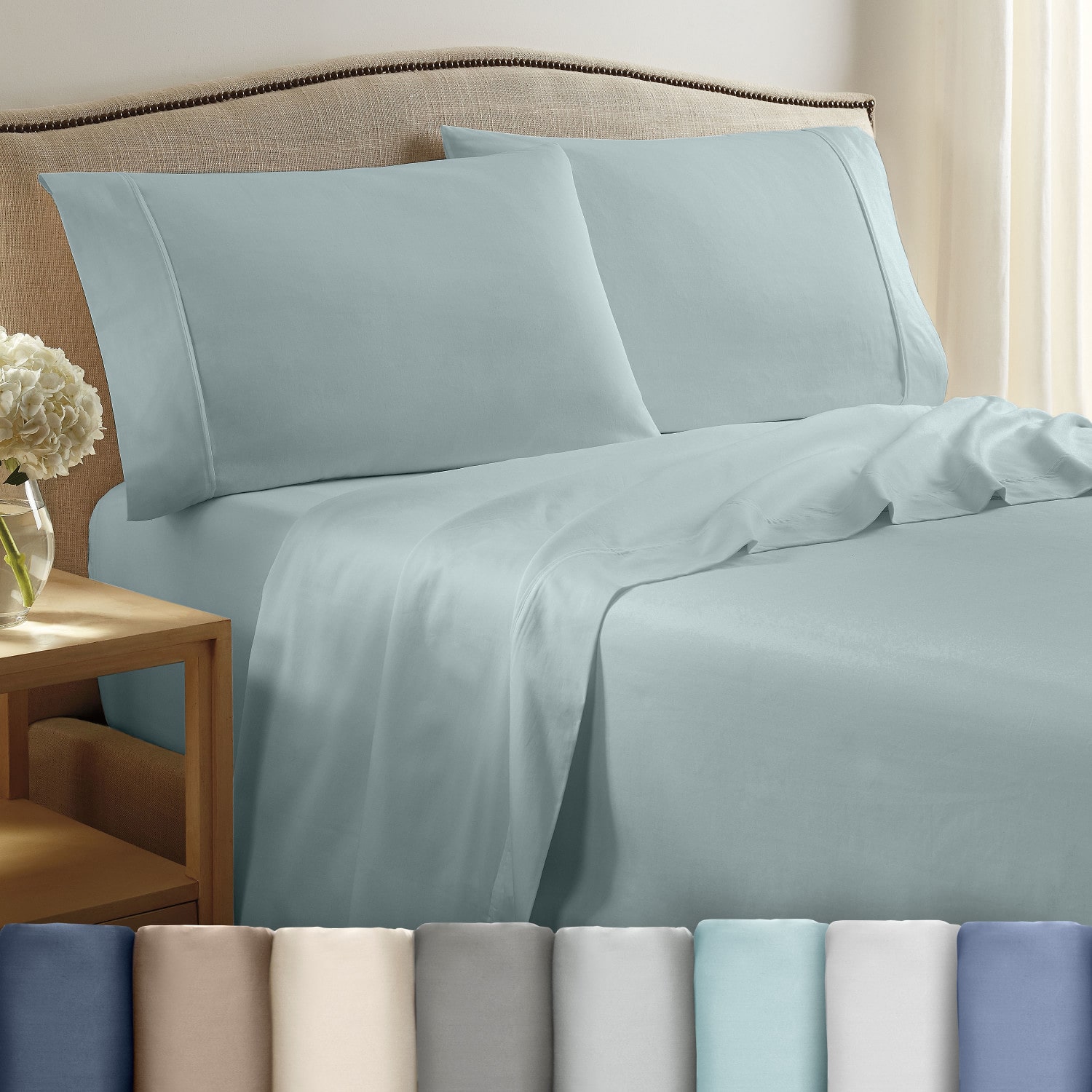 Martex T400 Sateen 400tc Wrinkle Resistant Deep Pocket Sheet Set
