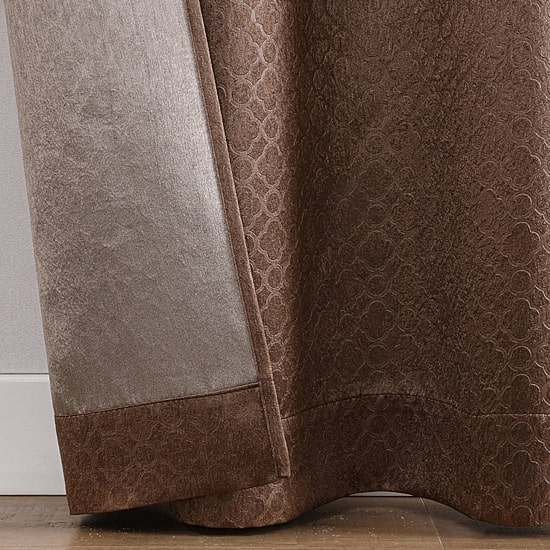 Regal Home Grommet Top Embossed Blackout Set of 2 Curtain Panel