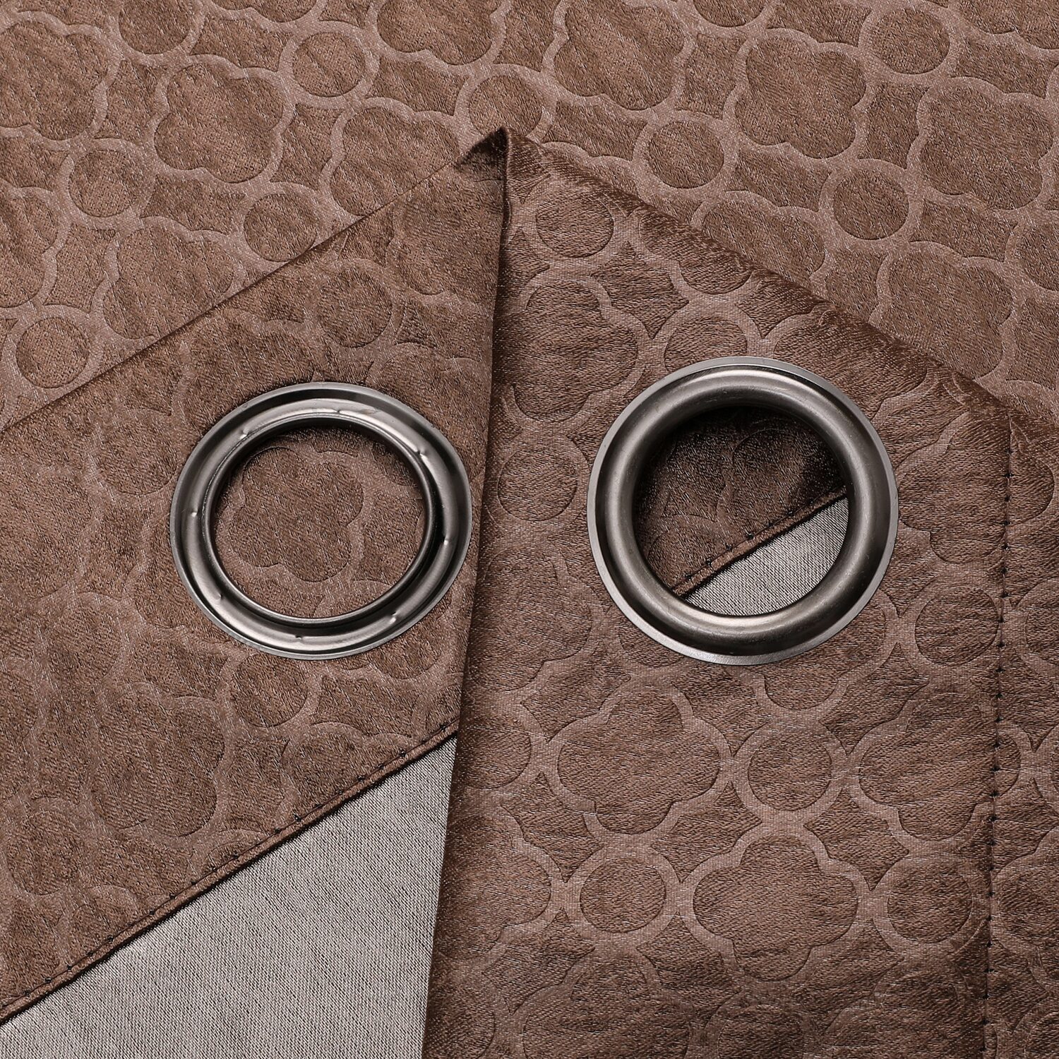 Regal Home Grommet Top Embossed Blackout Set of 2 Curtain Panel