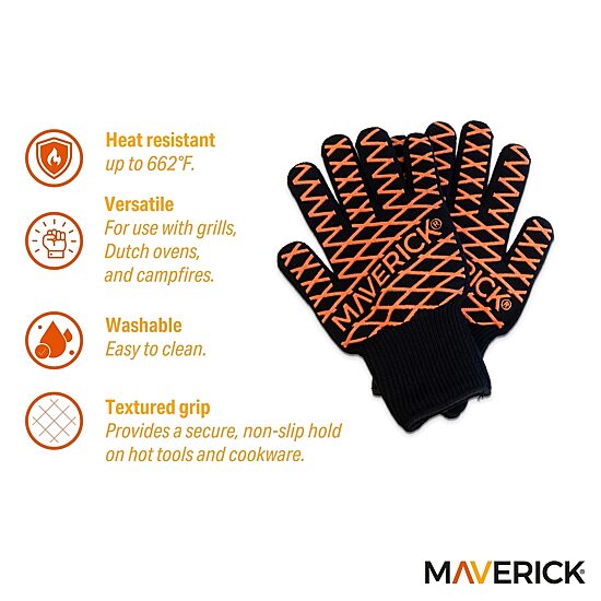 MAVERICK® Heat Resistant Grill Gloves