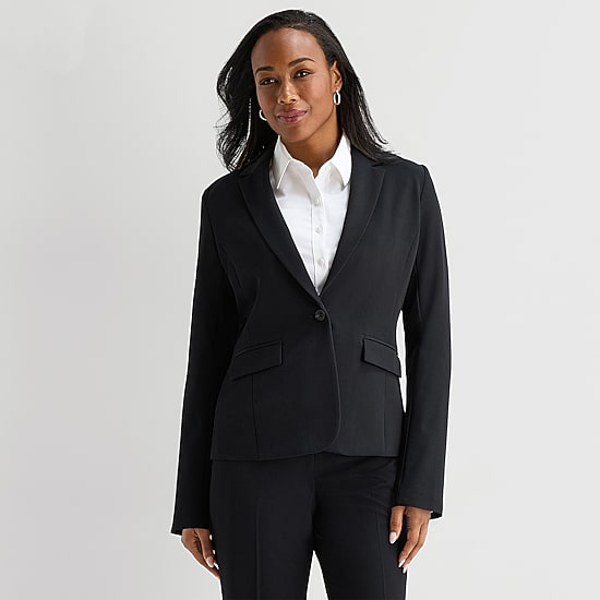Liz Claiborne Kate Womens Tall Regular Fit Blazer