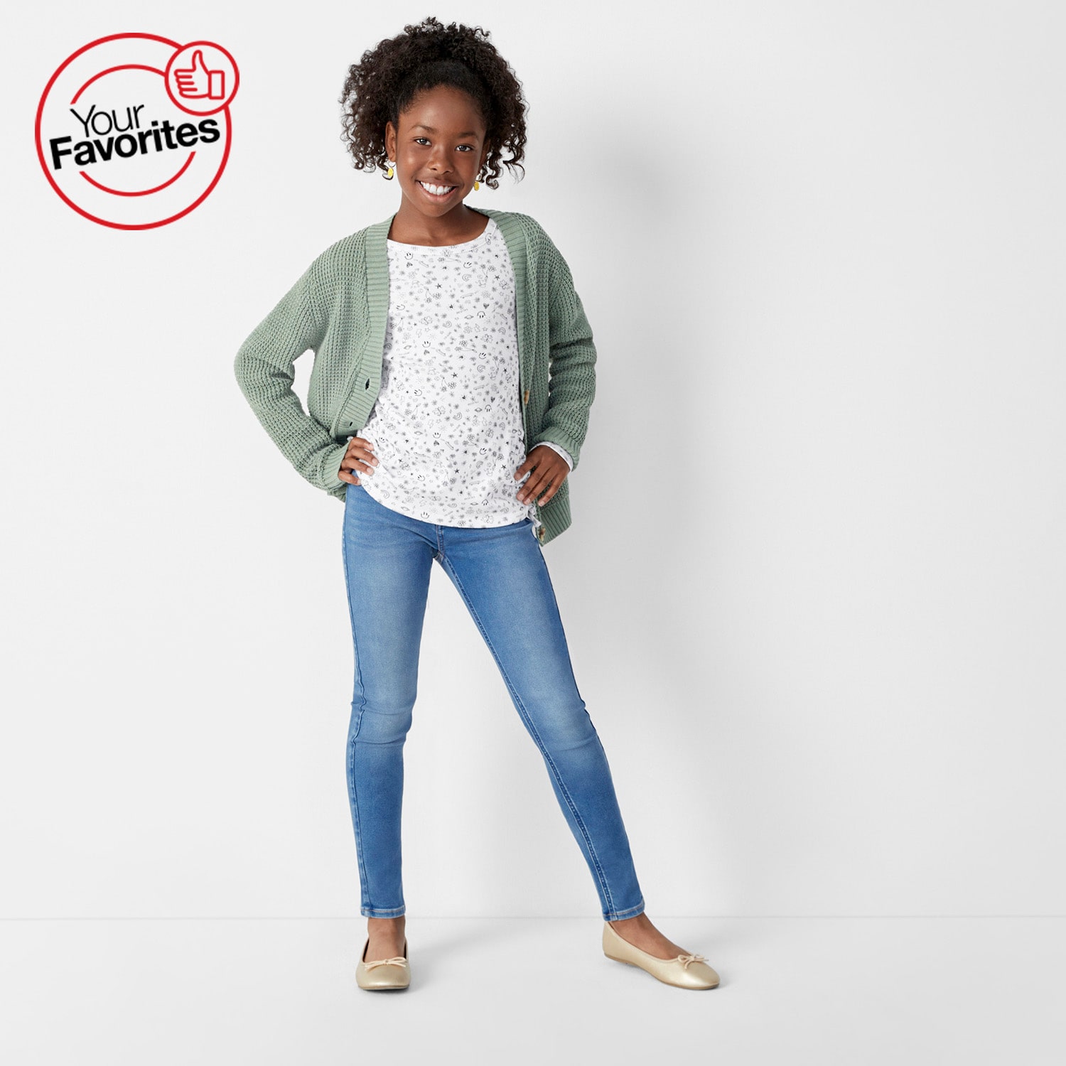 Thereabouts Little & Big Kid Girls Jegging