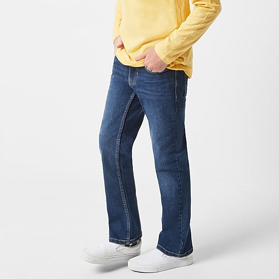 Thereabouts Little & Big Kid Boys Adjustable Waist Stretch Fabric Regular Fit Bootcut Jean
