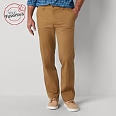 St. John's Bay Universal Wrinkle Free Easy Care Mens Classic Fit Flat Front Pant
