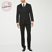 Stafford Coolmax All Season Ecomade Mens Classic Fit Flat Front Suit Pant