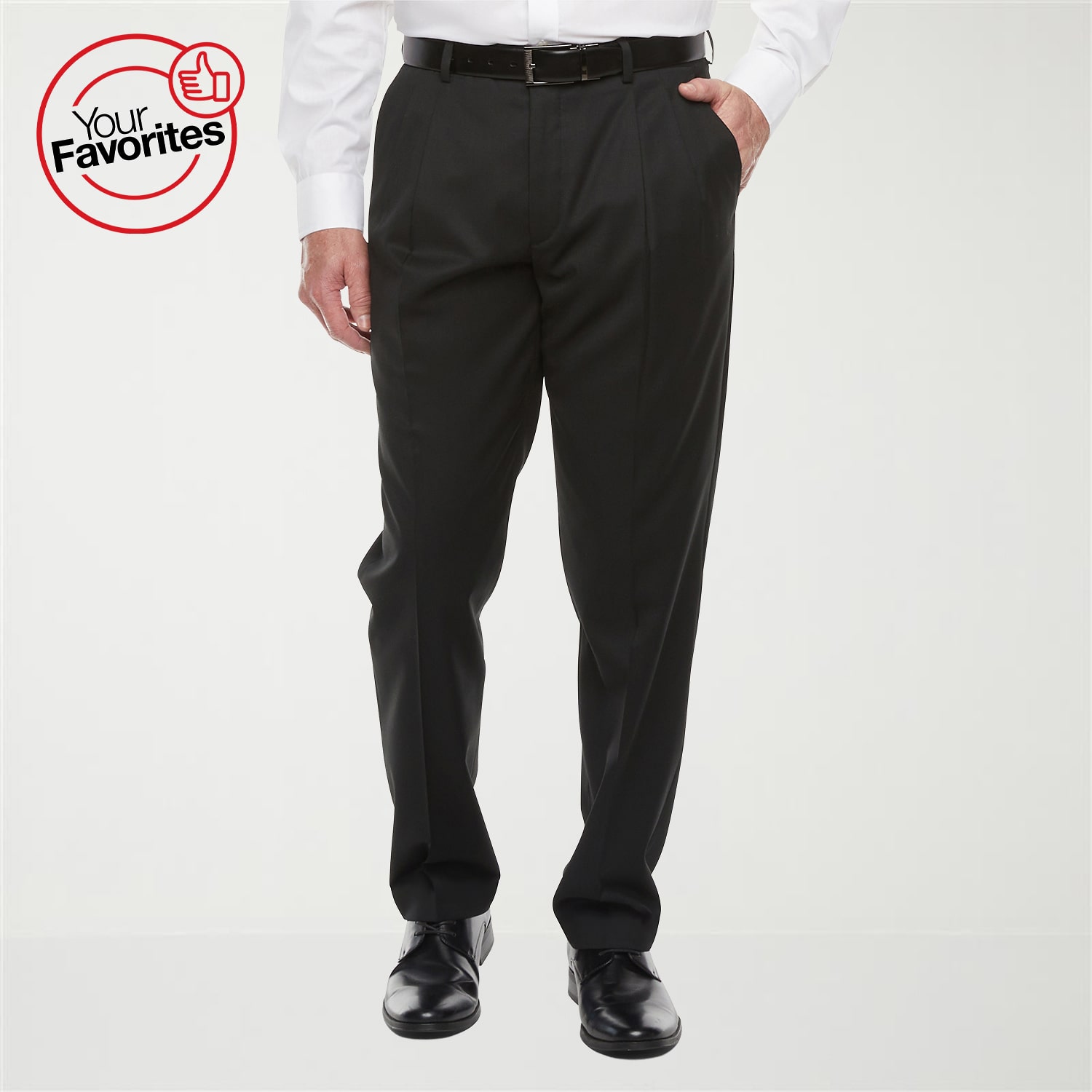 Stafford Coolmax All Season Ecomade Mens Classic Fit Pleated Front Suit Pant
