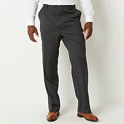 jcpenney dress pants Men's Big & Tall Suit | Pants Jessica Howard Elegant Knee-length Beautyrest® Color:White with Textured Oat Jcpenney haggar