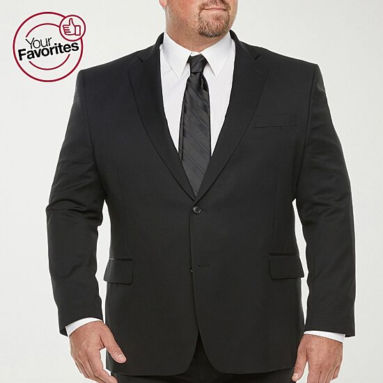 Stafford Coolmax All Season Ecomade Mens Big and Tall Stretch Fabric Classic Fit Suit Jacket