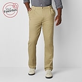St. John's Bay Universal Easy Care Extender Mens Big and Tall Classic Fit Pleated Pant