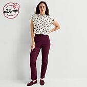 Liz Claiborne Lisa Womens Straight Pull-On Pant