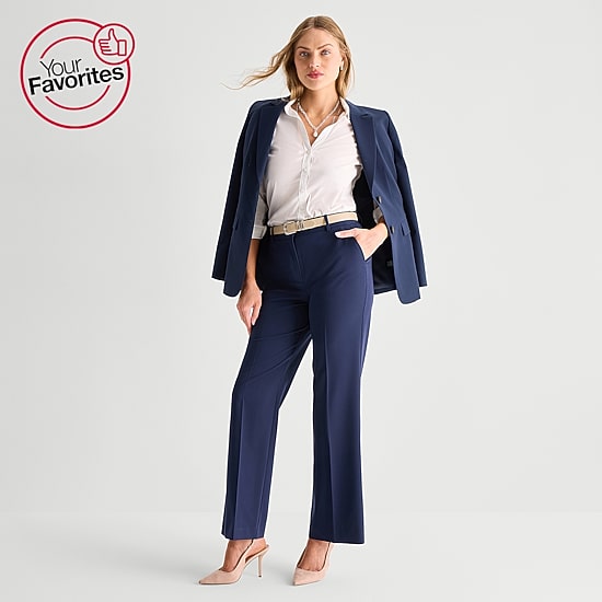 Worthington Womens Modern Perfect Trouser