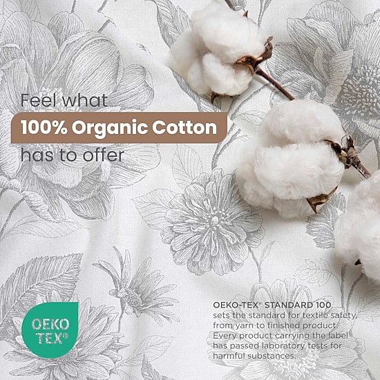 Ecopure Meadow Walk Comfort Wash Floral Midweight Comforter Set