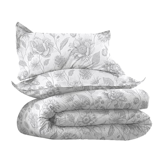 Ecopure Meadow Walk Comfort Wash Floral Midweight Comforter Set