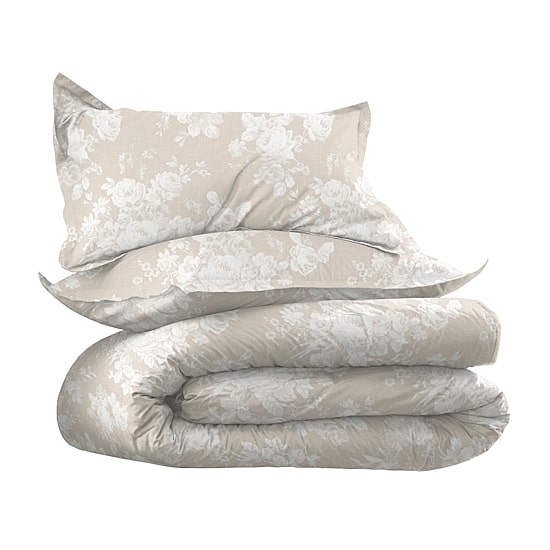 Ecopure Sienna Comfort Wash Floral Midweight Comforter Set