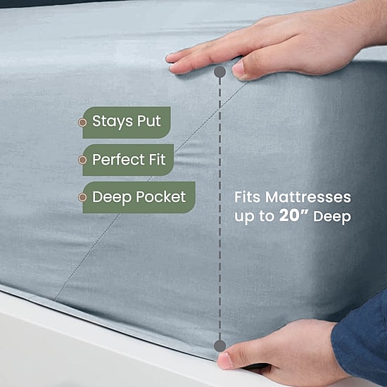 Martex Ecopure Comfort Wash Sheet Set