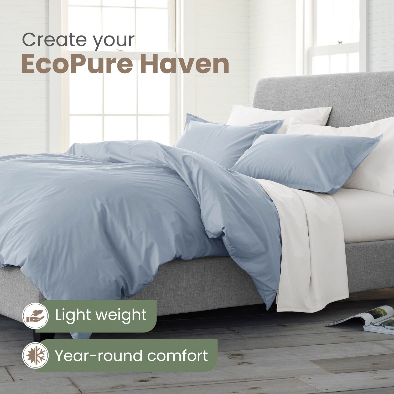 Ecopure Comfort Wash Midweight Comforter Set