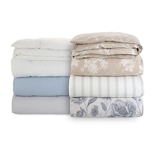 Ecopure Brooke Comfort Wash Stripes Midweight Comforter Set
