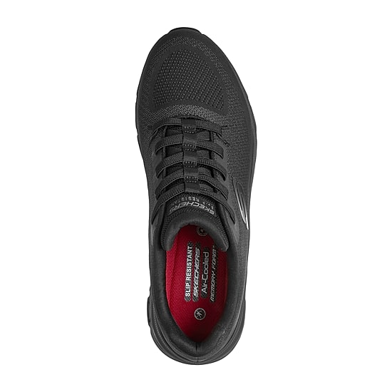 Skechers Sk Glide Step Pro Mens Almond Closed Toe Work Shoes