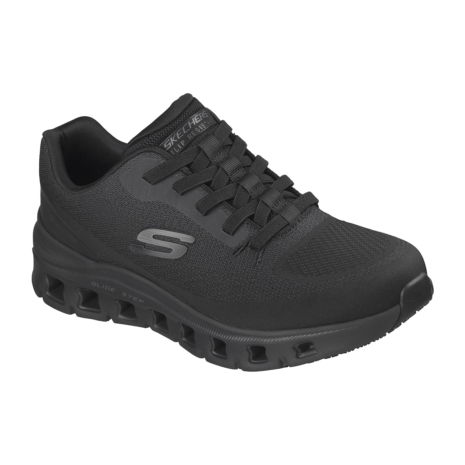 Skechers Sk Glide Step Pro Mens Almond Closed Toe Work Shoes