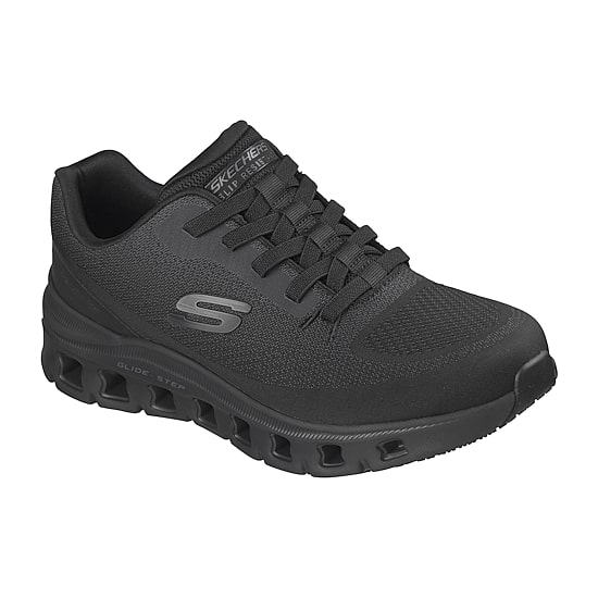 Skechers Sk Glide Step Pro Mens Almond Closed Toe Work Shoes