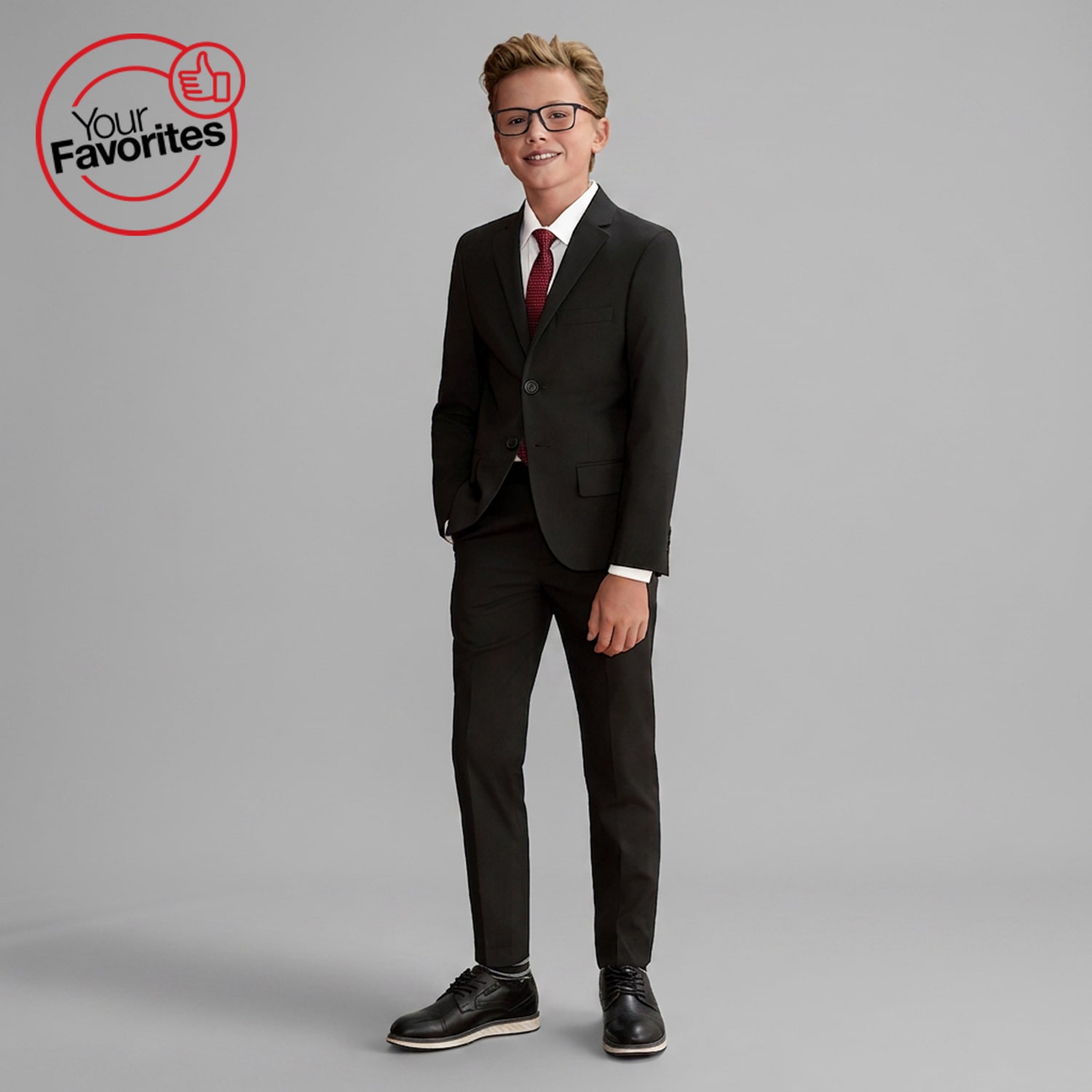 Stafford Little & Big Kid Boys Regular Fit Suit Jacket
