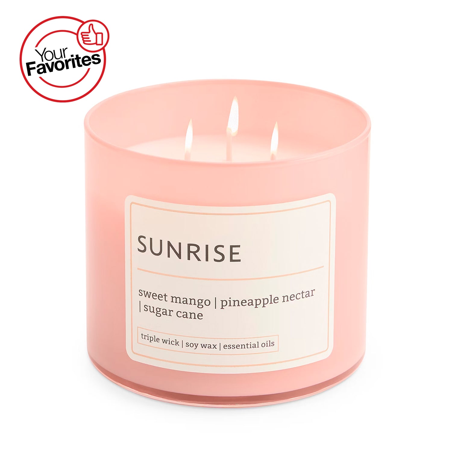Distant Lands 14oz  Sunrise 3-Wick Scented Jar Candle