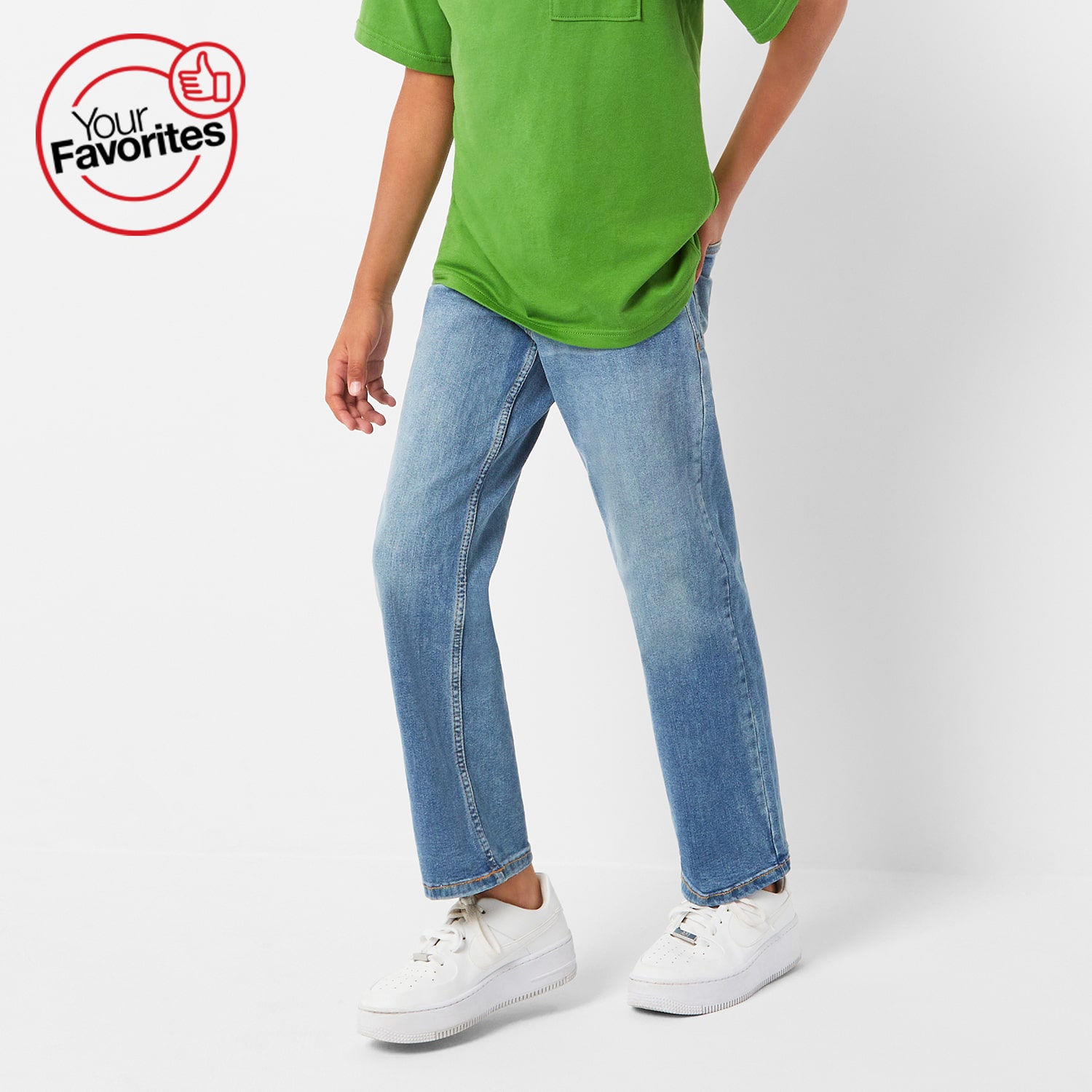 Thereabouts Little & Big Kid Boys Adjustable Waist Stretch Fabric Relaxed Fit Jean
