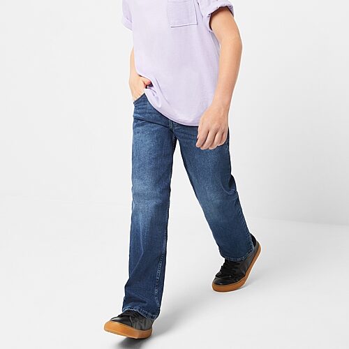 Thereabouts Little & Big Kid Boys Adjustable Waist Stretch Fabric Relaxed Fit Jean, 20, Blue