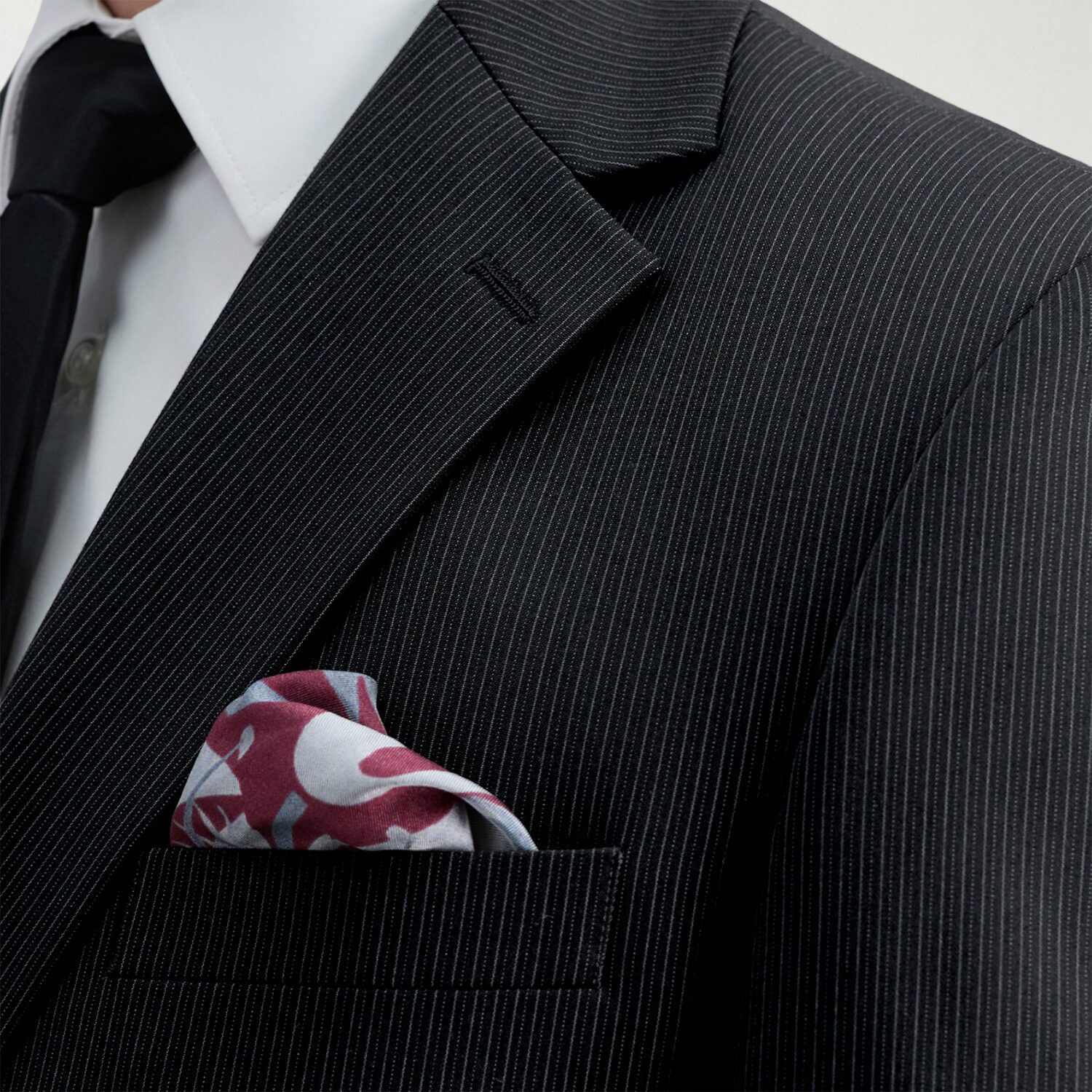 Haggar JMH Mens Classic Fit Striped Suit Jacket