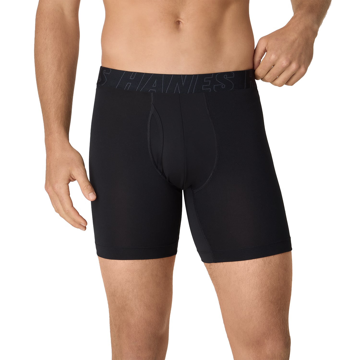Hanes Mens 4 Pack Boxer Briefs Udxba4