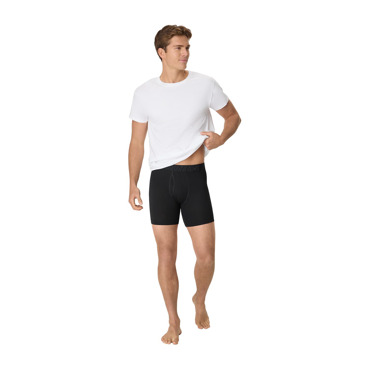 Hanes Mens 4 Pack Boxer Briefs Udsba4