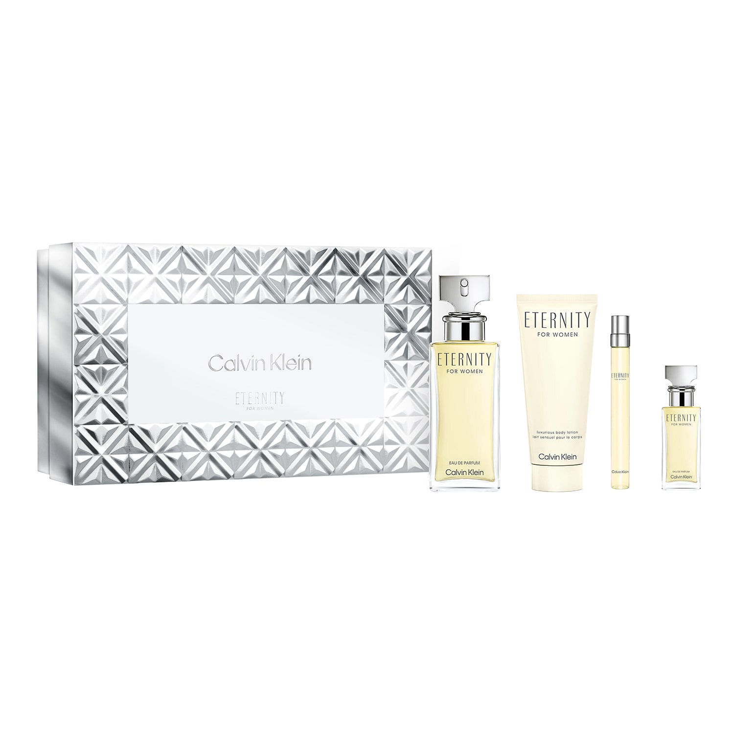 Calvin Klein Eternity Eau de Parfum & Body Lotion 4-Piece Gift Set ($185 Value)