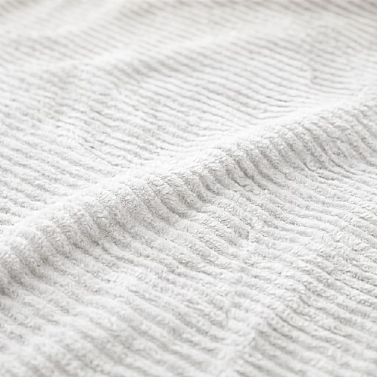 SUPERIOR® Kacey Luxe Ribbed Breathable Plush Corduroy-Style Fleece Striped Blanket