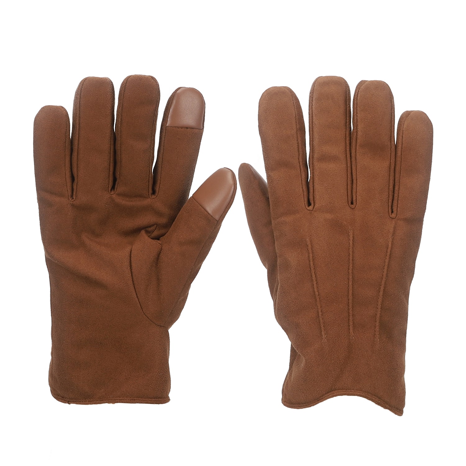 Isotoner Microsuede Pique Stitch Gloves