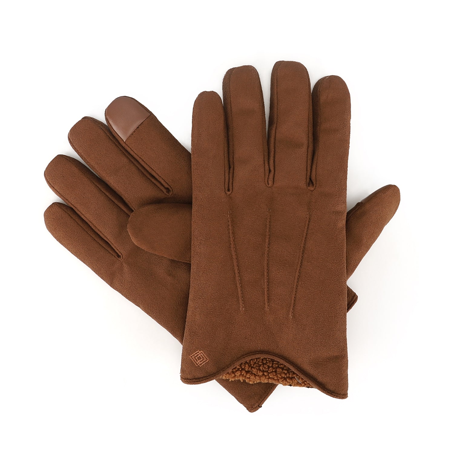 Isotoner Microsuede Pique Stitch Gloves