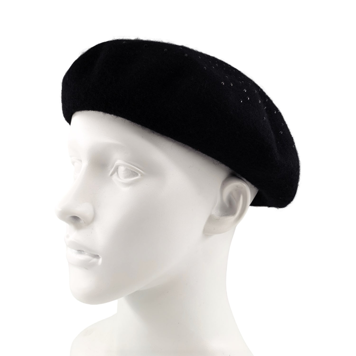 JS Jessica Simpson Rhinestone Womens Beret