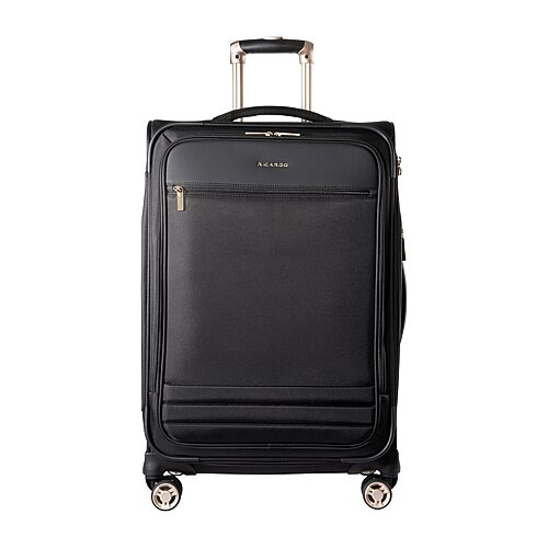 Ricardo Beverly Hills Venice Beach 24" Softside Spinner Luggage In Black