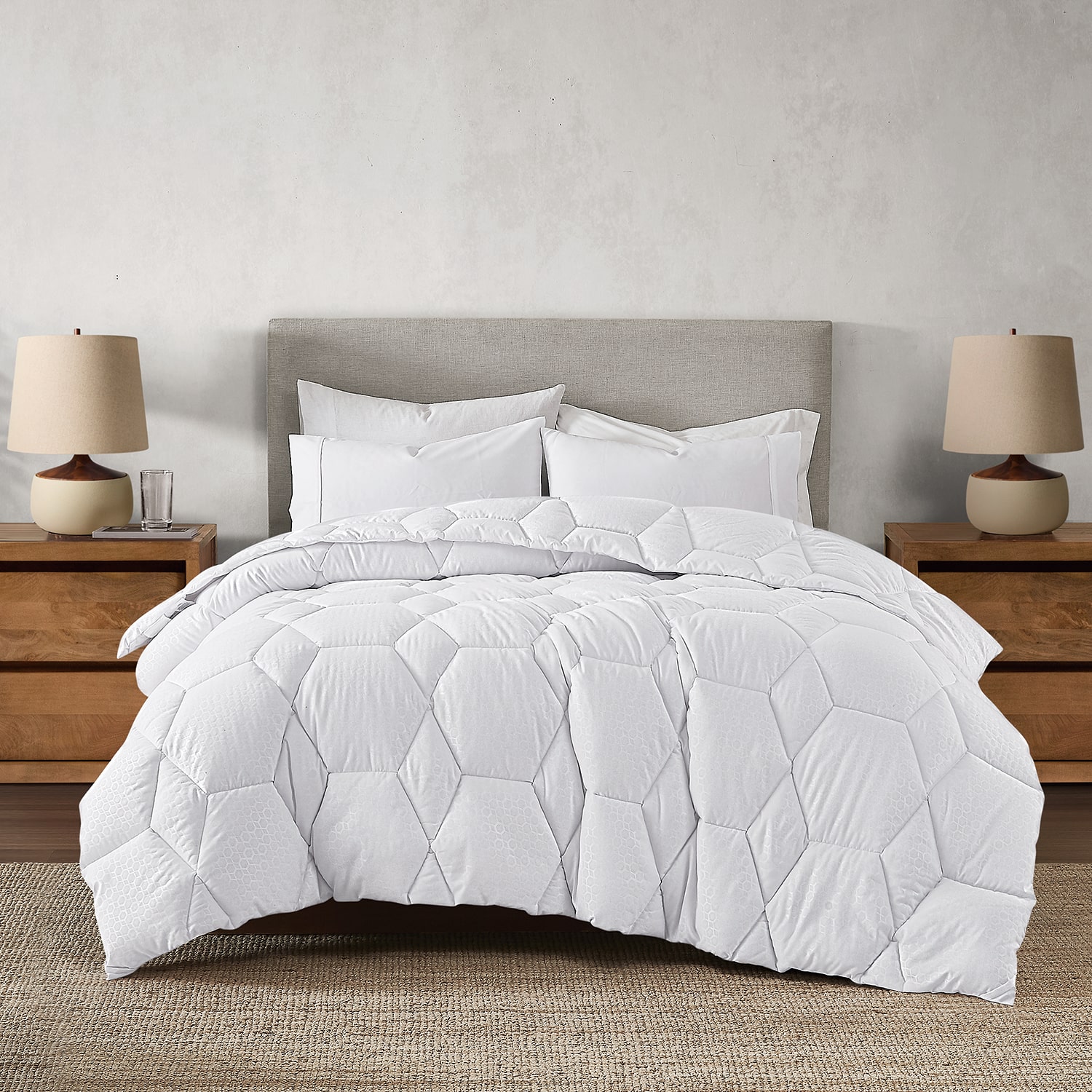 Sleep Advantage Powered By Nanobionic Embossed Microfiber Comforter