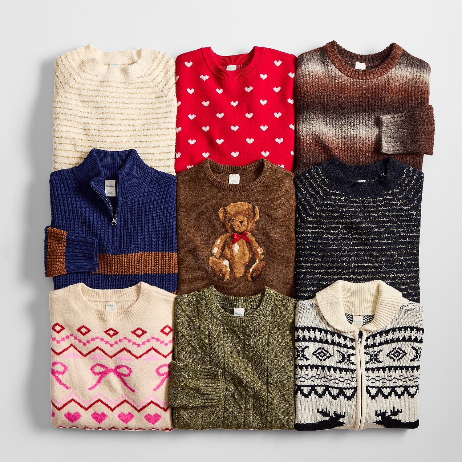 Thereabouts Little & Big Kid Girls Round Neck Long Sleeve Pullover Sweater